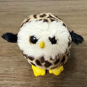Adventure Planet Round Leopard Print Owl‎ Plush